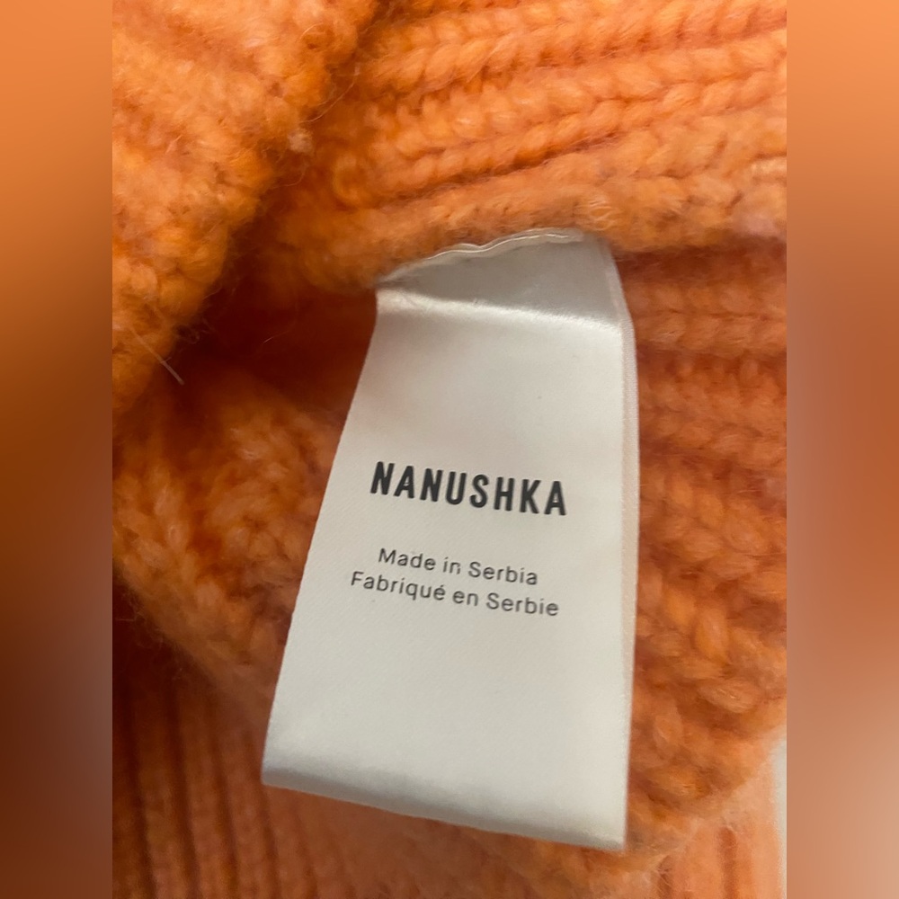 NWOT NANUSHKA Eria Pullover in Coral size XS never worn never washed - Picture 11 of 11